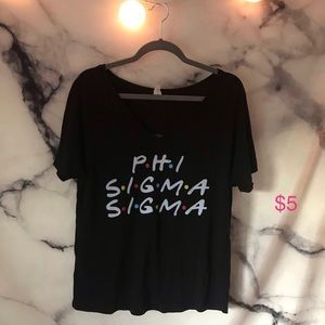 Friends Inspired Phi Sigma Sigma Bid Day Tee